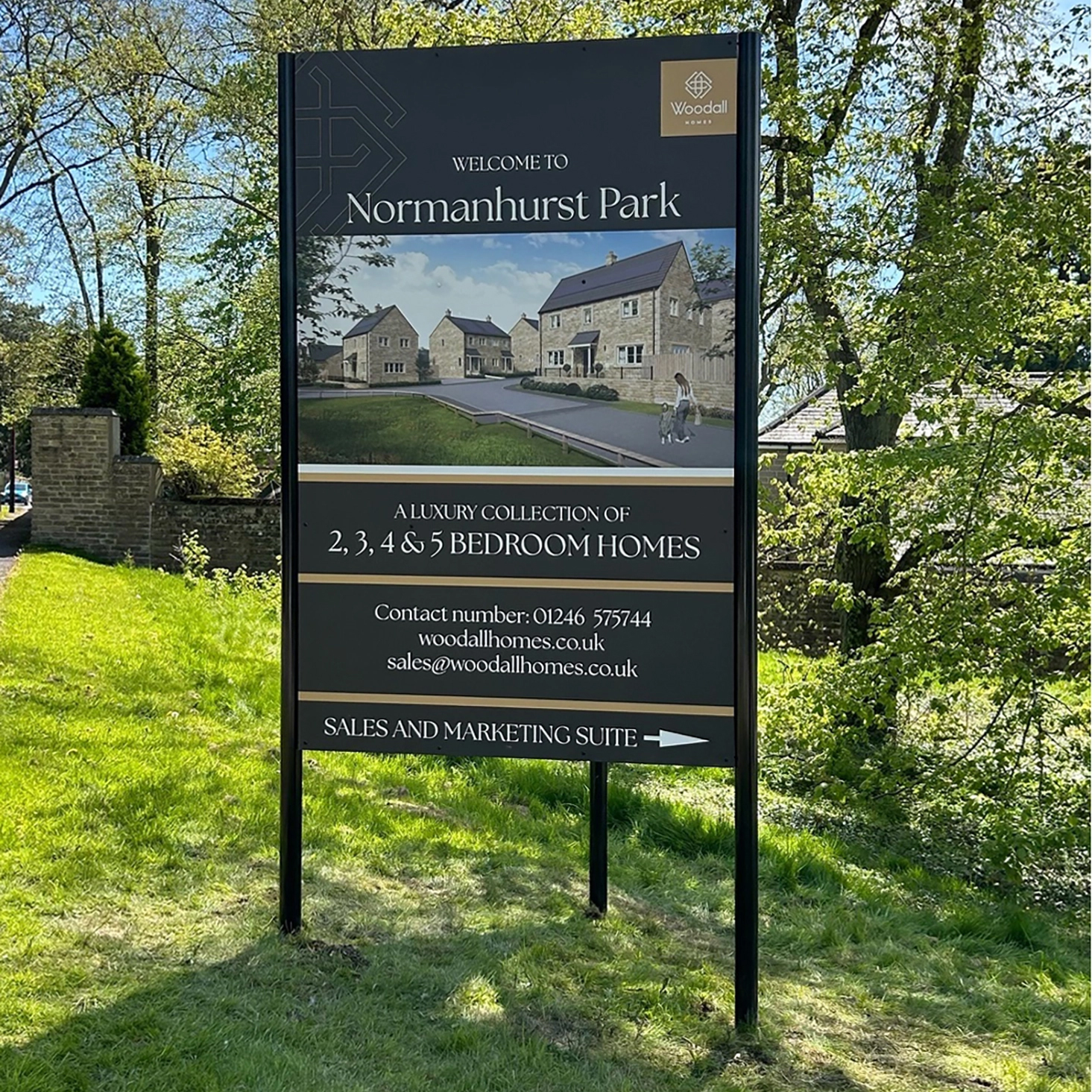 Custom V-board signage for businesses, designed for visibility and impact.