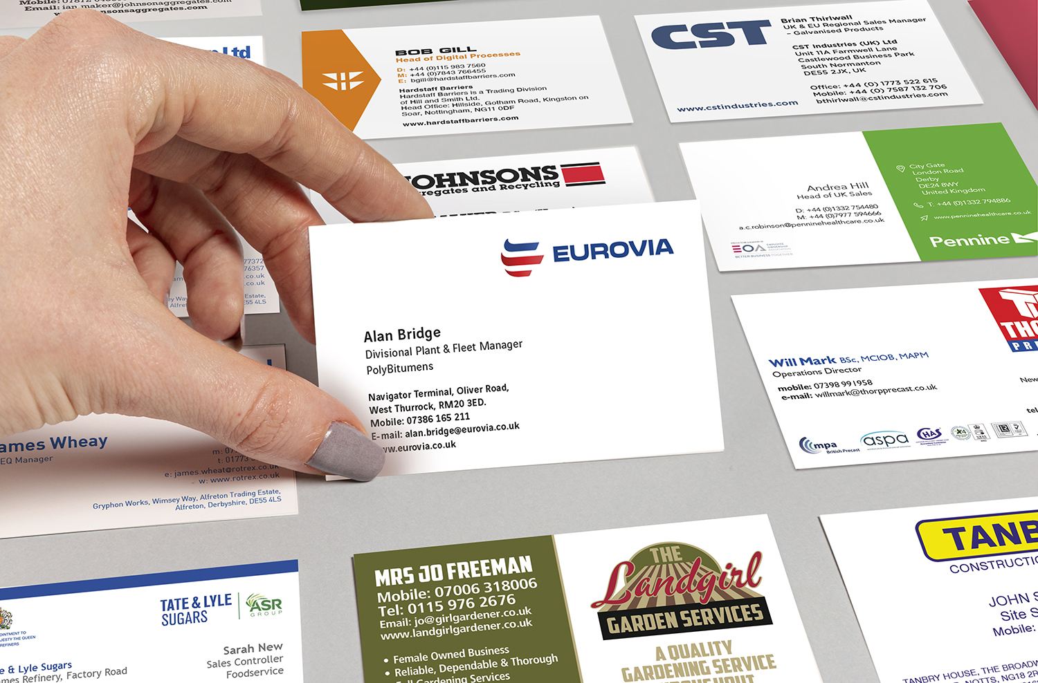 Eco-friendly stationery printed on sustainable materials